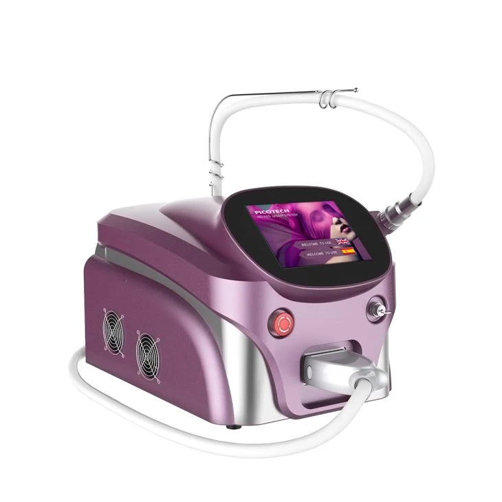 NOWA laserowa maszyna do usuwania tatuażu pigmentowego Pico Laser Picosekundowy 1060nm 532nm